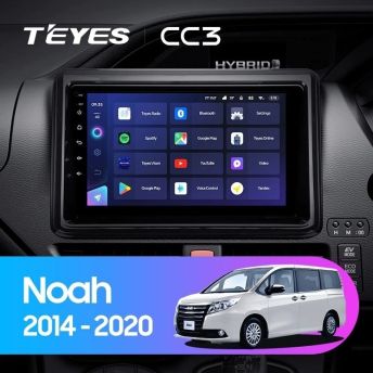 Штатная магнитола Teyes CC3 4/32 Toyota Esquire 1 (2014-2020) Правый руль