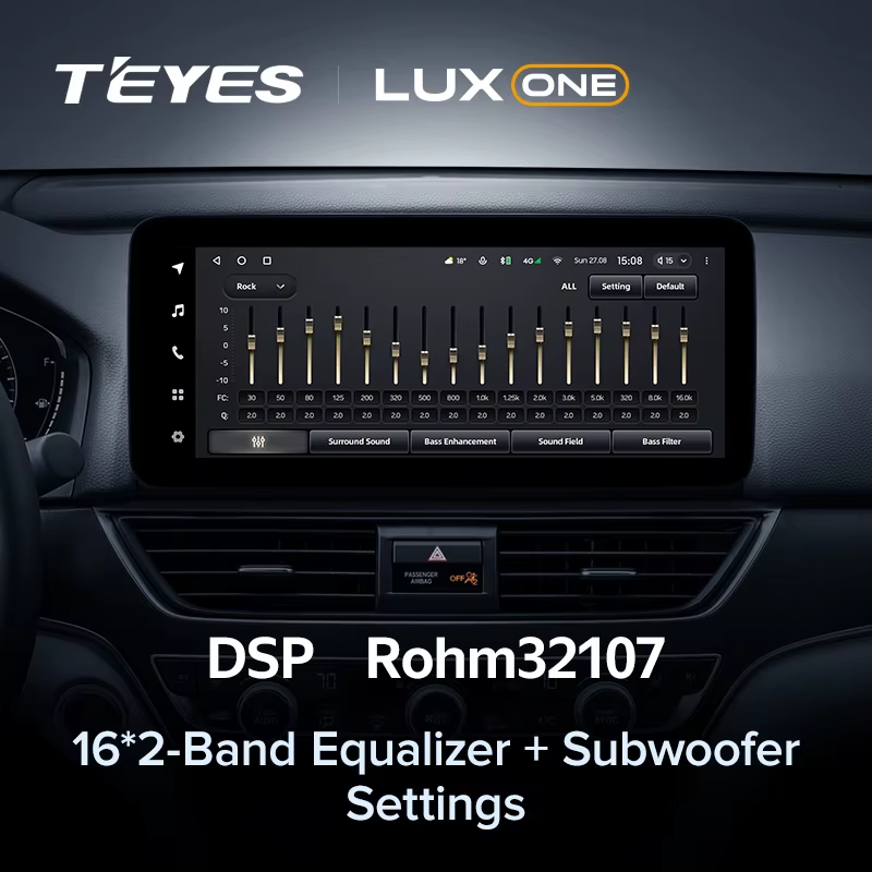 Штатная магнитола Teyes LUX ONE 4/32 Honda Accord 10 CV (2017-2023) Тип-A