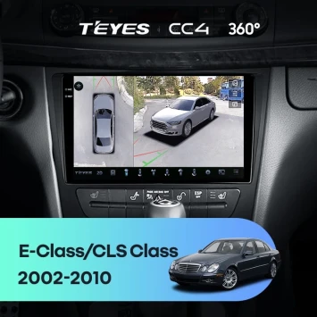 Штатная магнитола Teyes CC4 360 6/64 Mercedes-Benz C/CLK-Class S203 W203 W209 A209 (2000-2005) F1