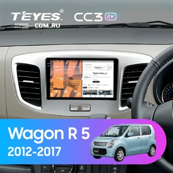 Штатная магнитола Teyes CC3 2K 4/32 Suzuki Wagon R 5 (2012-2017) (без штатной камеры)