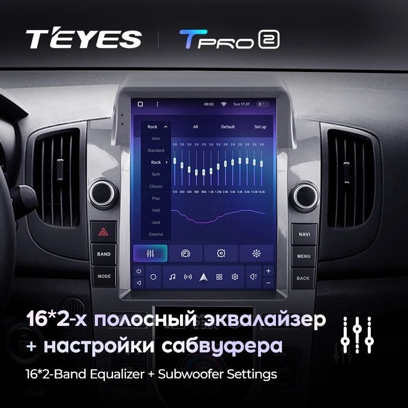 Штатная магнитола Tesla style Teyes TPRO 2 4/64 Kia Cerato 2 TD (2008-2013) F2