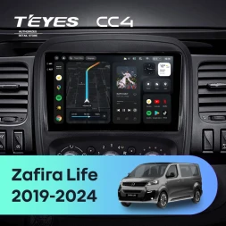 Штатная магнитола Teyes CC4 8/128 Opel Zafira Life (2019-2024)