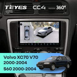 Штатная магнитола Teyes CC4 360 6/64 Volvo S60 (2000-2004)