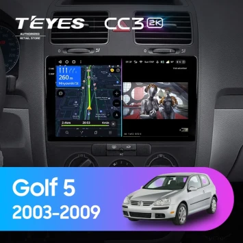 Штатная магнитола Teyes CC3 2K 6/128 Volkswagen Golf 5 (2003-2009) F3