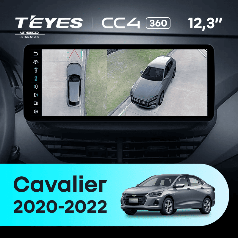 Штатная магнитола Teyes CC4 12.3" 360 8/128 Chevrolet Cavalier (2020-2022)