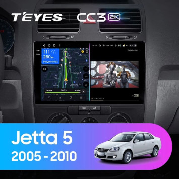 Штатная магнитола Teyes CC3 2K 6/128 Volkswagen Jetta 5 (2005-2010) F1