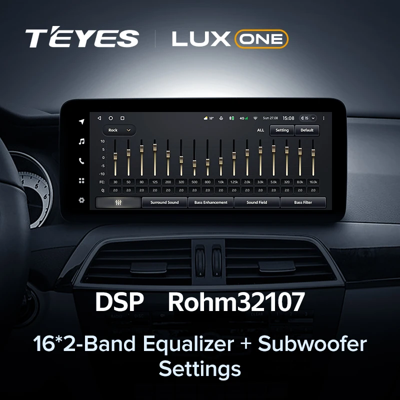 Штатная магнитола Teyes LUX ONE 4/32 Mercedes-Benz C-Class W204 C204 S204 (NTG 4.0) (2011-2015) Universal