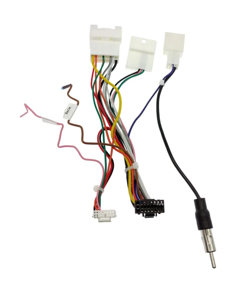 Комплект проводов для установки WM-MT в Toyota (2003-2013) (осн, ант, м/руль, CAN, AMP) Тип2