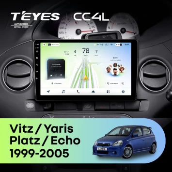 Штатная магнитола Teyes CC4L 4/64 Toyota Yaris (1999-2005) F2