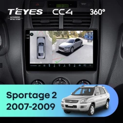Штатная магнитола Teyes CC4 360 6/64 Kia Sportage 2 (2007-2009)