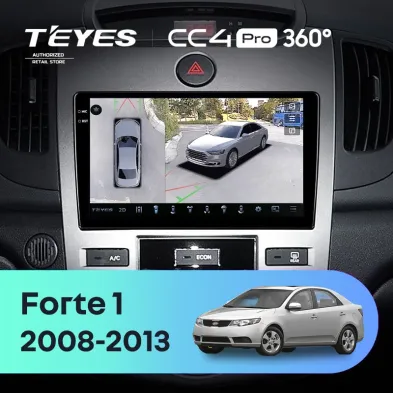 Штатная магнитола Teyes CC4 Pro 360 12/256 Kia Forte 1 (2008-2013) F2
