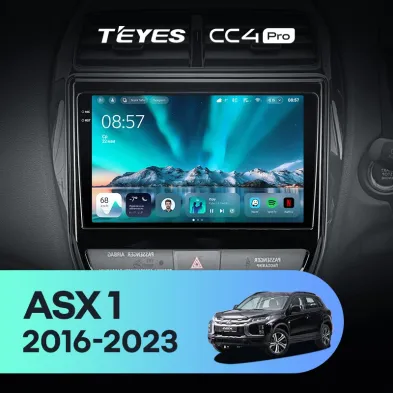 Штатная магнитола Teyes CC4 Pro 12/256 Mitsubishi ASX (2016-2023) Тип-B