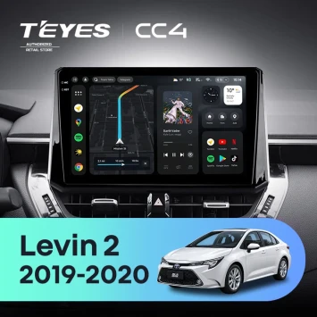 Штатная магнитола Teyes CC4 6/64 Toyota Levin 2 E210 (2019-2020) Тип-B