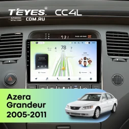 Штатная магнитола Teyes CC4L 6/64 с DTS Hyundai Grandeur (2005-2011)