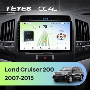 Штатная магнитола Teyes CC4L 4/64 Toyota Land Cruiser 200 (2007-2015) F1