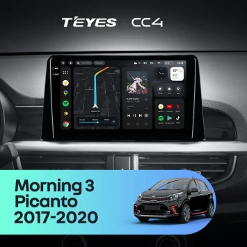 Штатная магнитола Teyes CC4 6/64 Kia Picanto (2017-2020) Тип-B