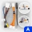 Переходная рамка Mitsubishi Outlander 2 CW0W (2005-2013) / Citroen C-Crosser 1 (2007-2013) / Peugeot 4007 (2007-2012) Тип-A (9,7")