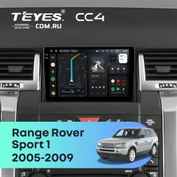 Штатная магнитола Teyes CC4 8/128 Land Rover Range Rover Sport 1 (2005-2009)