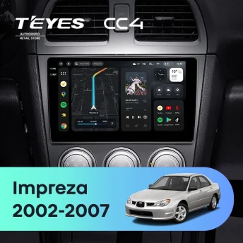 Штатная магнитола Teyes CC4 6/64 Subaru Impreza GD GG (2002-2007)