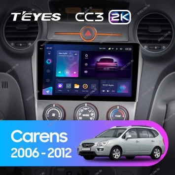 Штатная магнитола Teyes CC3 2K 6/128 Kia Carens UN (2006-2012) F2