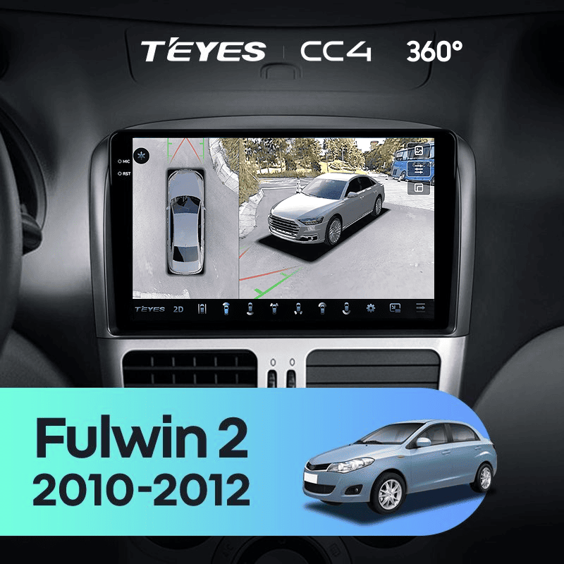 Штатная магнитола Teyes CC4 360 8/128 Chery Fulwin 2 (2010-2012) F2