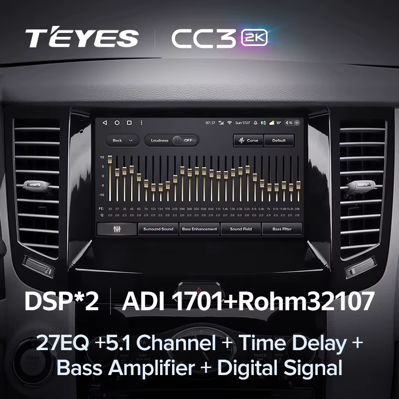 Штатная магнитола Teyes CC3 2K 4/64 Infiniti FX35 2 (2009-2013) Тип-A