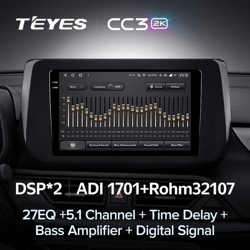 Штатная магнитола Teyes CC3 2K 4/64 Suzuki Swift 6 2023