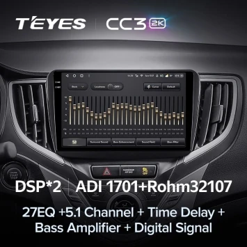 Штатная магнитола Teyes CC3 2K 4/32 Suzuki Baleno 2 (2015-2022)