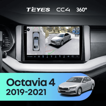 Штатная магнитола Teyes CC4 360 8/128 Skoda Octavia 4 A8 (2019-2021)