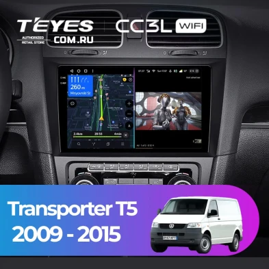 Штатная магнитола Teyes CC3L WiFi 2/32 Volkswagen Transporter (T5) (2009-2015)