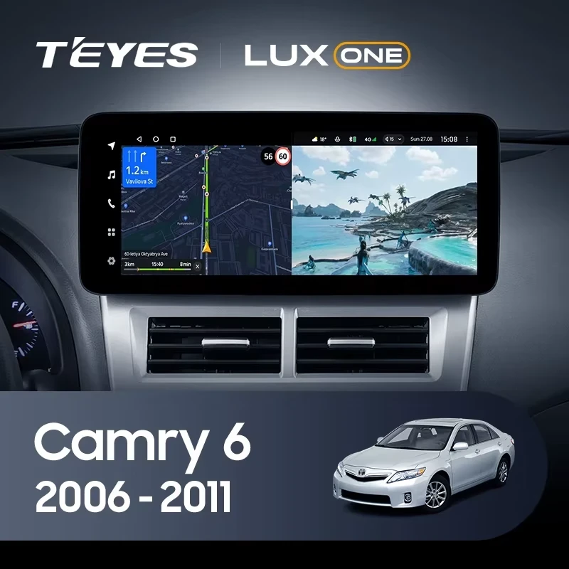 Штатная магнитола Teyes LUX ONE 360 6/128 Toyota Camry 6 XV 40 50 (2006-2011) F1