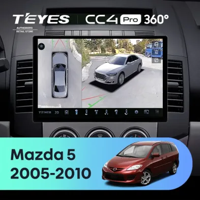 Штатная магнитола Teyes CC4 Pro 360 12/256 Mazda 5 2 CR (2005-2010) (13")