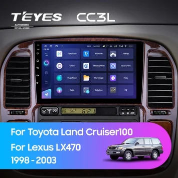 Штатная магнитола Teyes CC3L 4/64 Toyota Land Cruiser 100 (1998-2003) F3