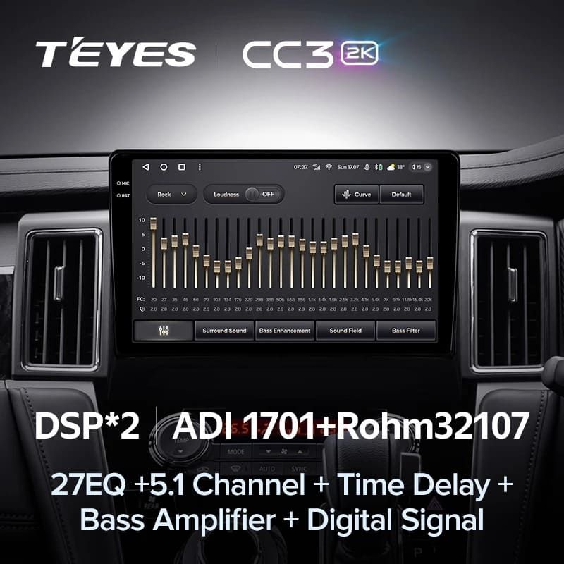 Штатная магнитола Teyes CC3 2K 4/64 Mitsubishi Delica D:5 (2018-2024)