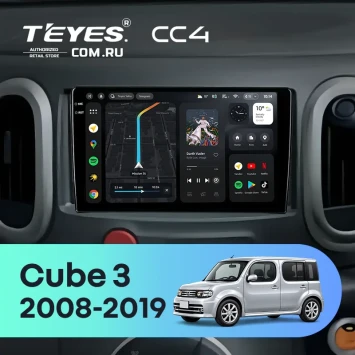 Штатная магнитола Teyes CC4 6/64 Nissan Cube 3 Z12 (2008-2019) (0din)