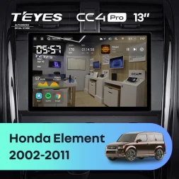 Штатная магнитола Teyes CC4 Pro 12/256 Honda Element YH (2002-2011) (13")