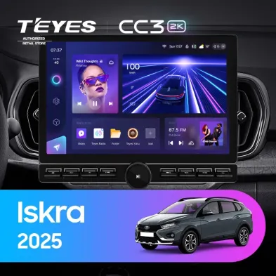 Штатная магнитола Teyes CC3 2K 6/128 LADA Iskra SW Cross 2025 Тип-A (13" с кнопками)