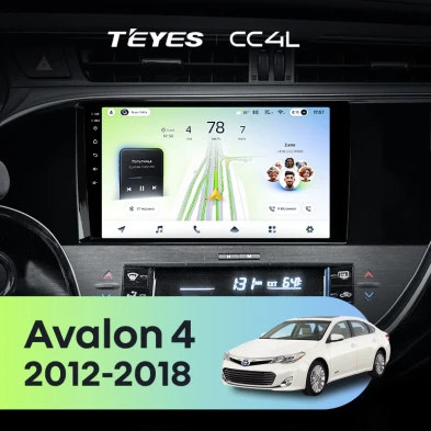 Штатная магнитола Teyes CC4L 6/64 Toyota Avalon IV XX40 (2012-2018)