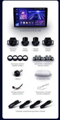 Штатная магнитола Teyes CC3 2K 360 6/128 Kia Ceed 3 CD (2018-2020)