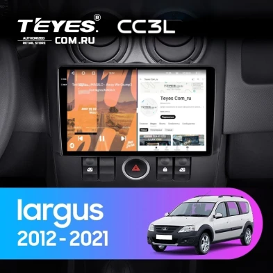 Штатная магнитола Teyes CC3L 4/32 Lada Largus (2012-2021)
