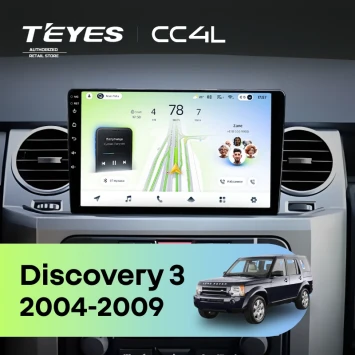 Штатная магнитола Teyes CC4L 6/64 с DTS Land Rover Discovery 3 (2004-2009) F2