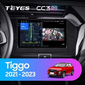 Штатная магнитола Teyes CC3 2K 6/128 Chery Tiggo 3x 1 (2021-2023)
