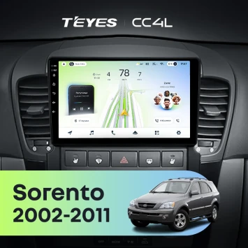 Штатная магнитола Teyes CC4L 6/64 с DTS Kia Sorento BL (2002-2011)