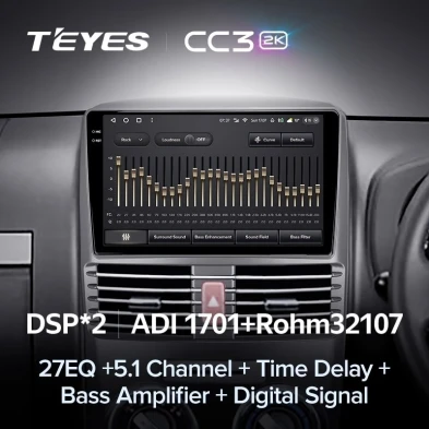 Штатная магнитола Teyes CC3 2K 4/64 Toyota Rush (2015-2018) Правый руль