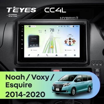 Штатная магнитола Teyes CC4L 6/64 с DTS Toyota Voxy III R80 (2014-2020) F1 Правый руль