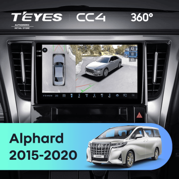 Штатная магнитола Teyes CC4 360 8/128 Toyota Alphard H30 (2015-2020)