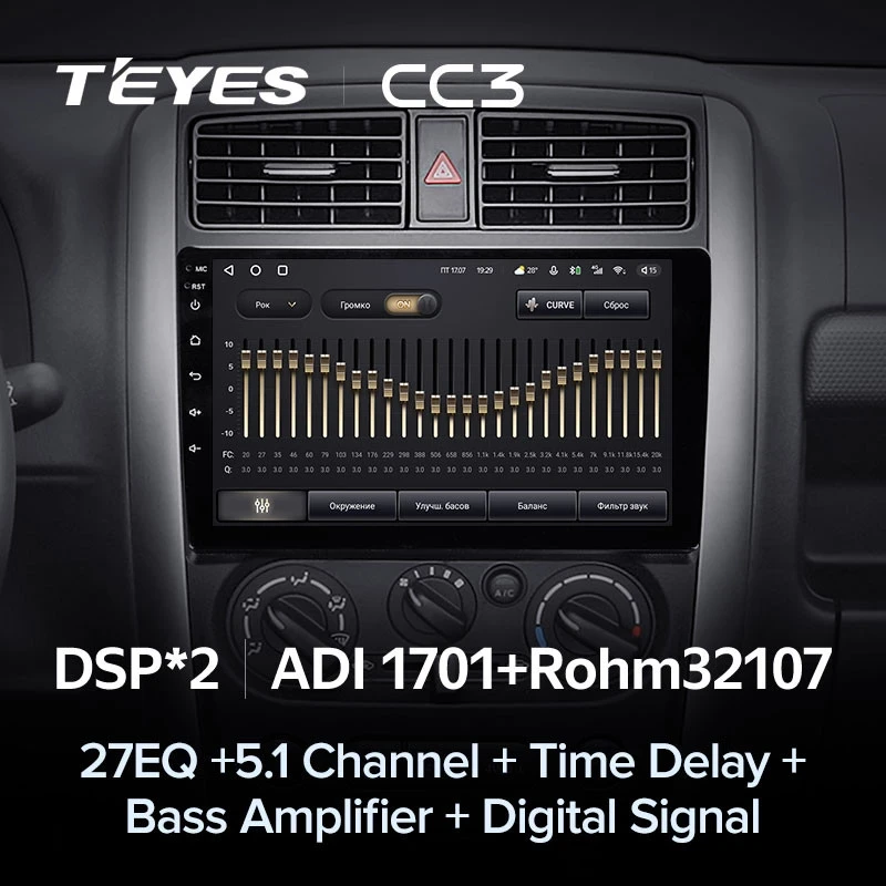 Штатная магнитола Teyes CC3 4/32 Suzuki Jimny 3 (2005-2019)