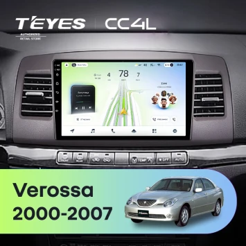 Штатная магнитола Teyes CC4L 4/64 Toyota Verossa (2000-2007) F2