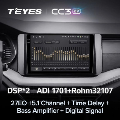 Штатная магнитола Teyes CC3 2K 6/128 Skoda Octavia 4 A8 (2019-2021)