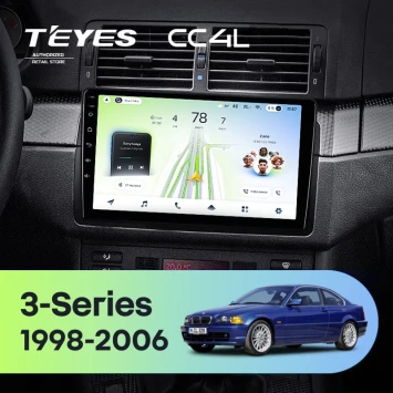 Штатная магнитола Teyes CC4L 4/64 BMW 3 серия E46 (1998-2006) (0din)